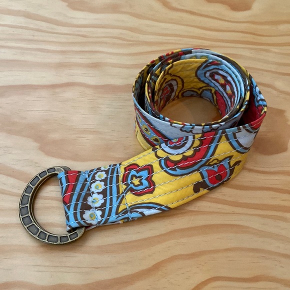 J Crew paisley cloth belt